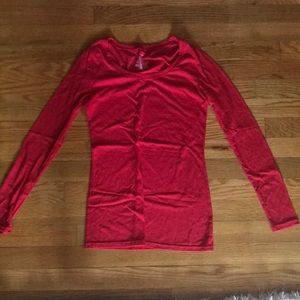 Red Long Sleeve t shirt